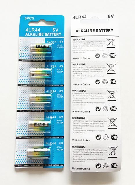 ■新品■4LR44電池５本セット■送料無料■無駄吠え防止機器　カメラや時計、テスターに　４ＳＲ４４　Ａ２８Ｓ ５４４ ＰＸ２８ Ｖ２８_画像5