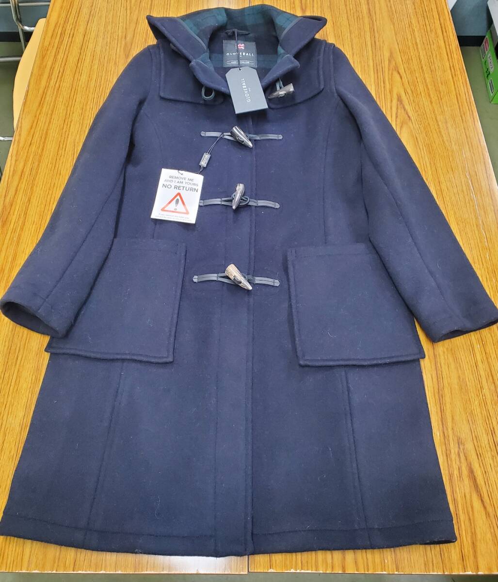 gloverall グローバーオール ダッフルコート レディース サイズ10 ネイビー 英国製 イギリス_画像1