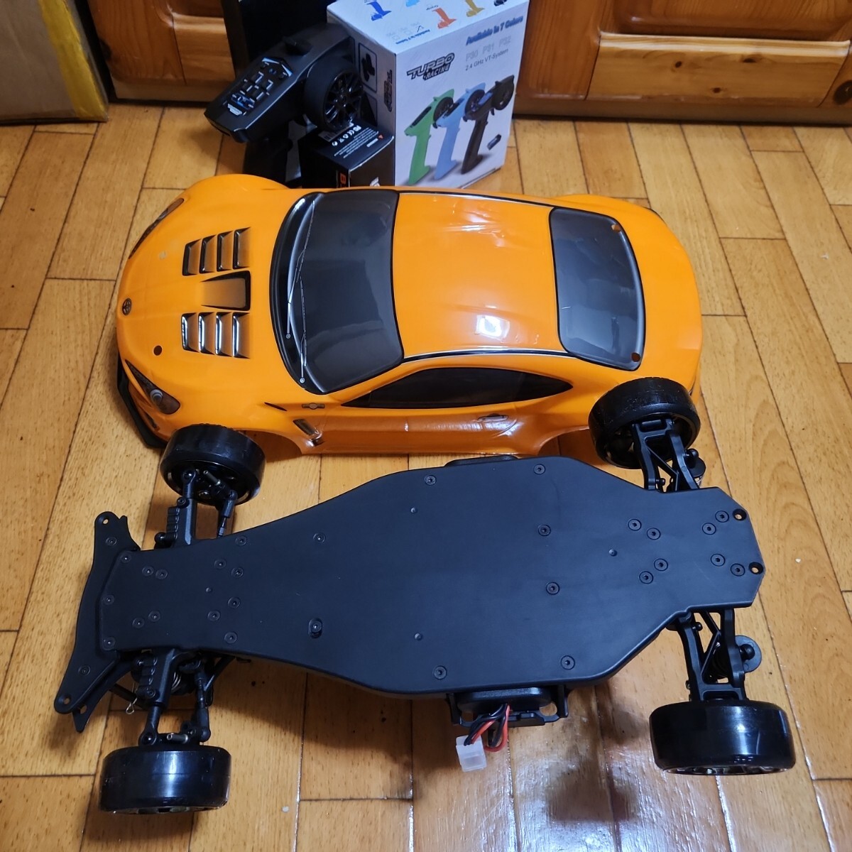 動画あり 即決《送料無料》 激安 YD-2 フルセット 　橙色86　 ボディ ヨコモ TT02 サクラ RWD ラジコン ドリパケ tt01 RD1.0 ドリフト　②_画像8