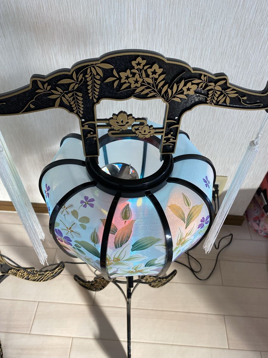 yu12 прекрасный товар высококлассный лампа . поддон фонарь 2 шт. комплект лампа . line лампа лампа ... передний лампа предметы для домашнего буддийского алтаря лампа . указатель поворота .. O-Bon сборный тип 