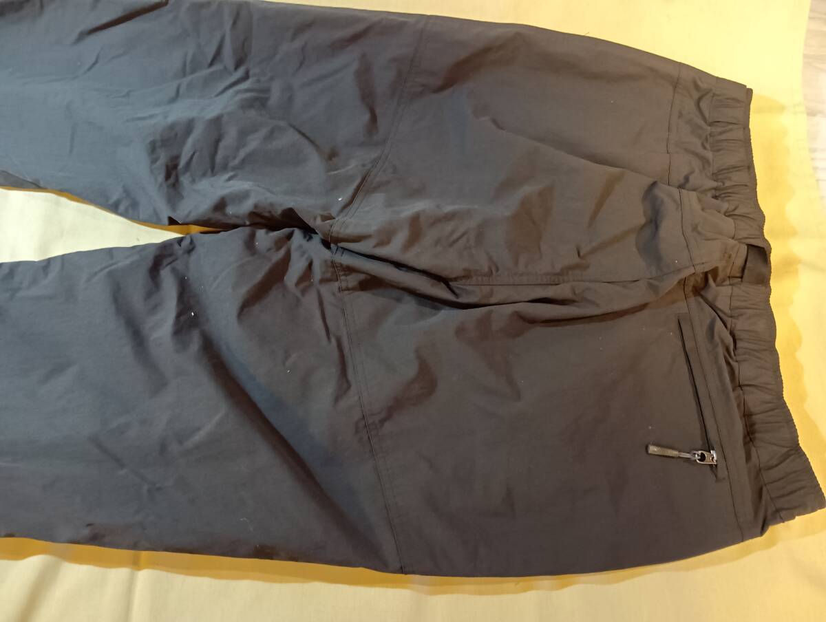 【送料込】モンベル 薄手パンツ XXL 黒 夏山に 中古_画像6