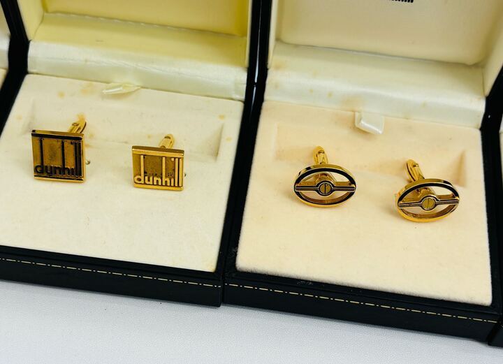 【14301】　★1円スタート　 ブランドアクセ ダンヒル Burberry　その他 カフス・タイピン16点まとめ売り _画像8
