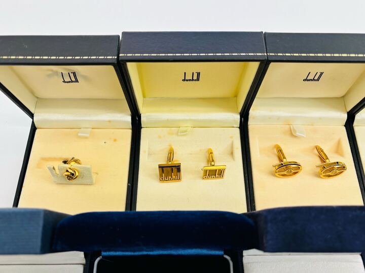 【14301】　★1円スタート　 ブランドアクセ ダンヒル Burberry　その他 カフス・タイピン16点まとめ売り _画像2