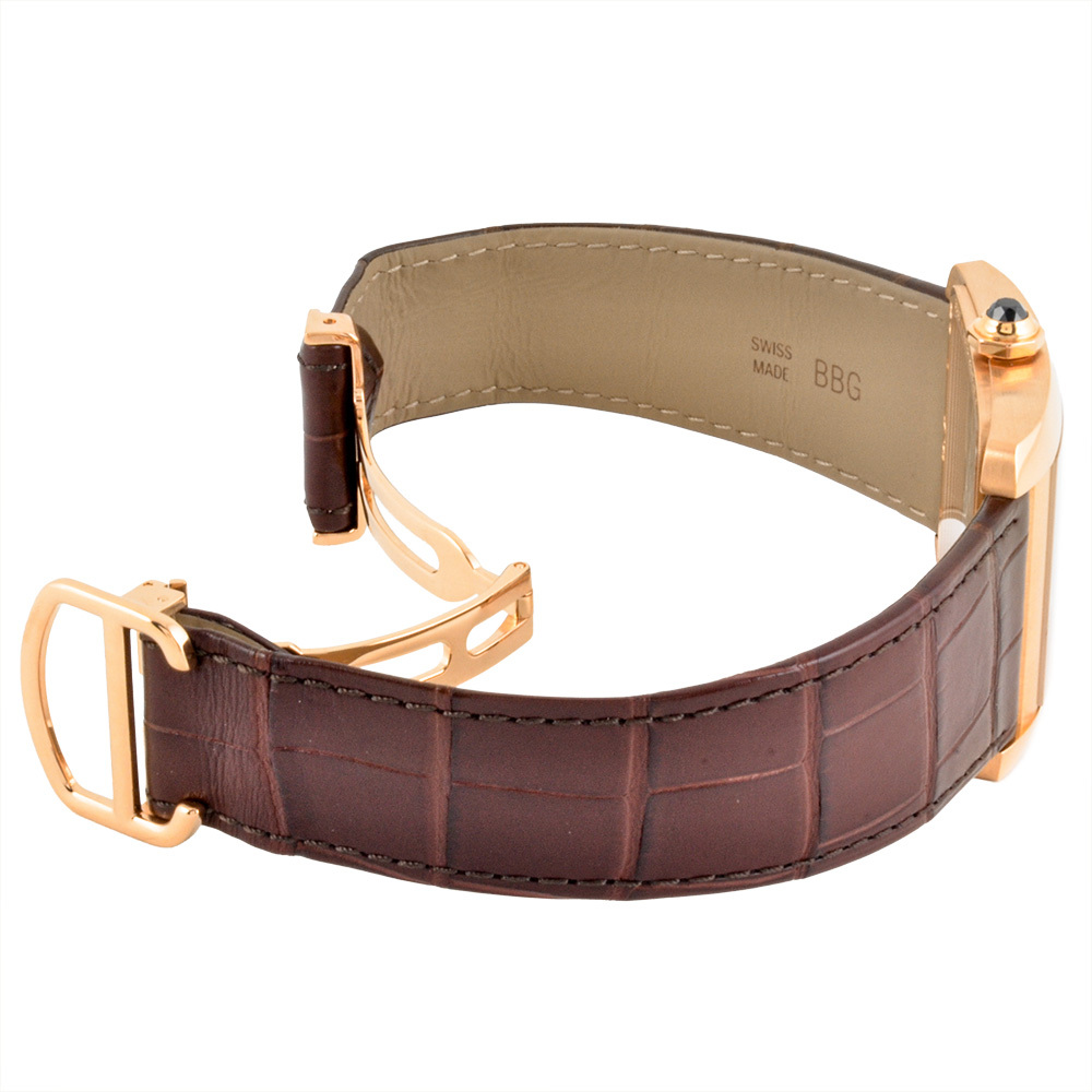 Cartier Cartier M5310040 бак MC наручные часы ручной завод каркас циферблат K18PG чистое золото мужской