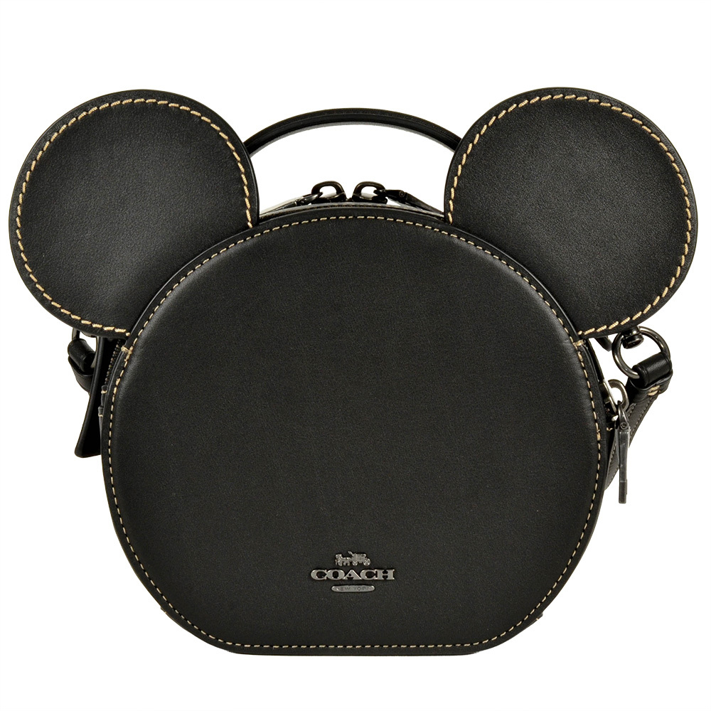 コーチ COACH ディズニー ミッキーマウス ショルダーバッグ レザー CM840 ブラック_画像3