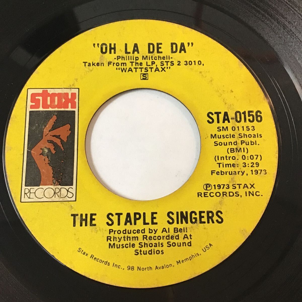 The Staple Singers / Oh La De Da US盤 45 8056_画像1