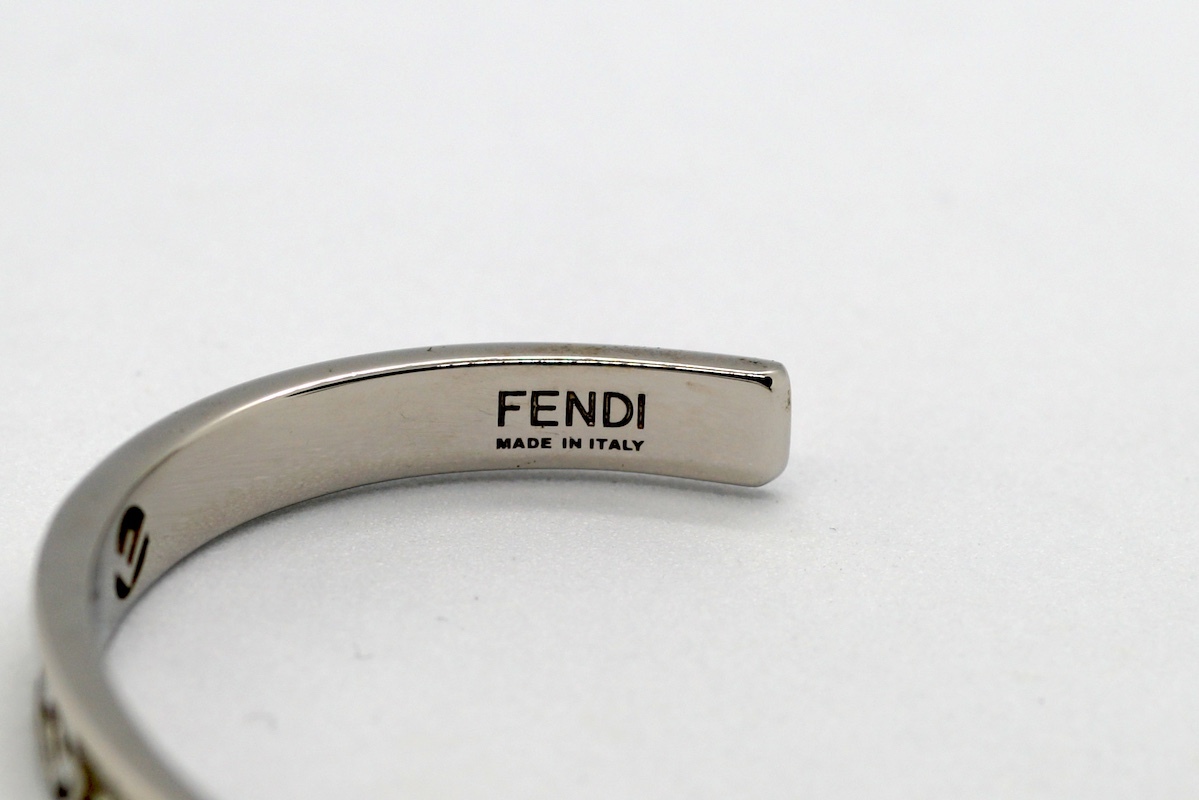 FENDI Fendi F is FENDIefiz Fendi браслет серебряный цвет браслет S размер crystal 8AG928A44GF1QC8