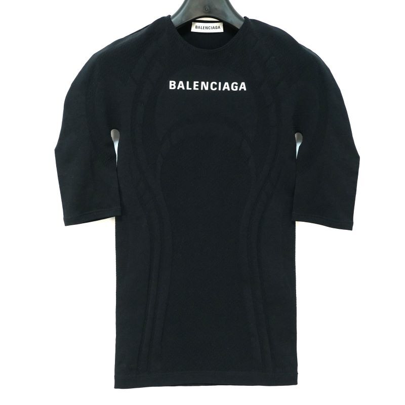 BALENCIAGA Balenciaga Athletic T-Shirtas Lee tik футболка 5 минут рукав черный 34 размер 530049 TAV67 BALENCIAGA Balenciaga Athletic T-Shirtas Lee tik футболка 5 минут рукав черный 34 размер 530049 TAV67