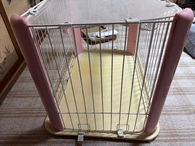 アイリスオーヤマ　カラーサークル　屋根付き_画像2