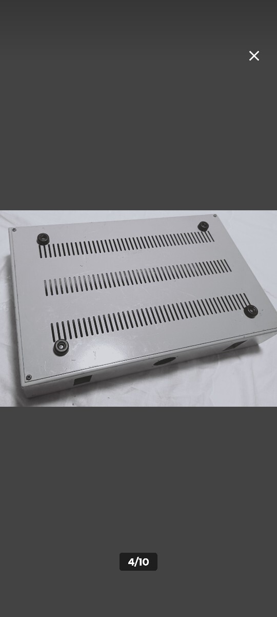 ウエスタン・エレクトリックタイプ 真空管アンプ用シャーシ 鉄製 1.6mm厚 １台 オマケ付き _画像6