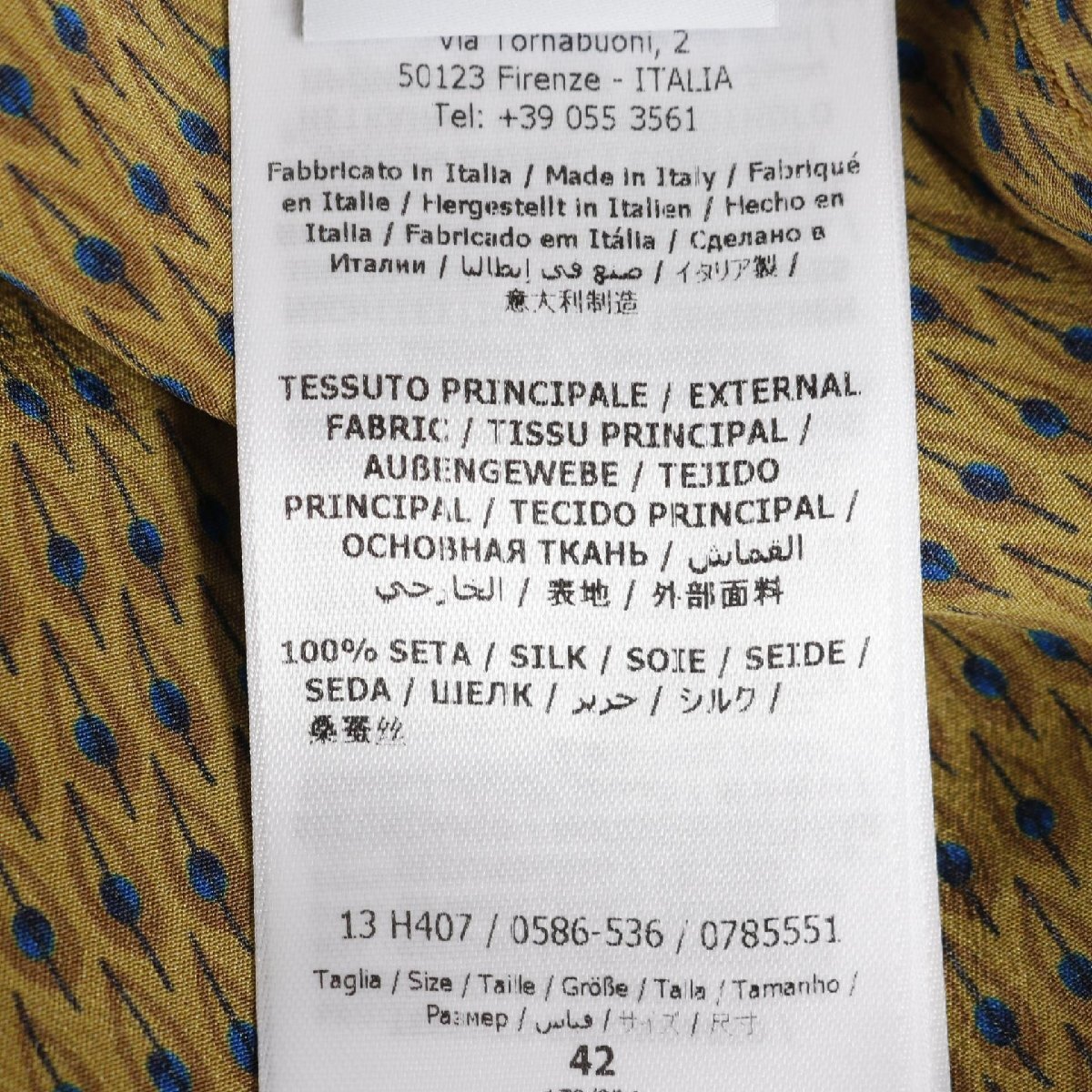  Salvatore Ferragamo бренд off Salvatore Ferragamo шелк One-piece б/у женский 