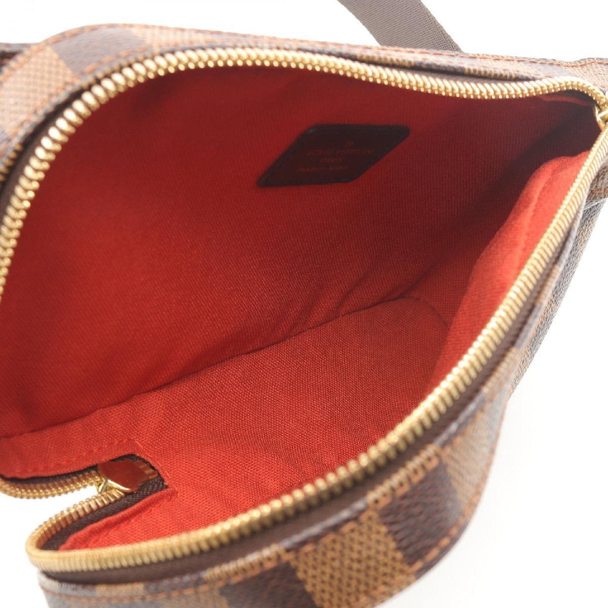  Louis * Vuitton Geronimo s бренд off LOUIS VUITTON сумка-пояс сумка "body" Damier б/у мужской 