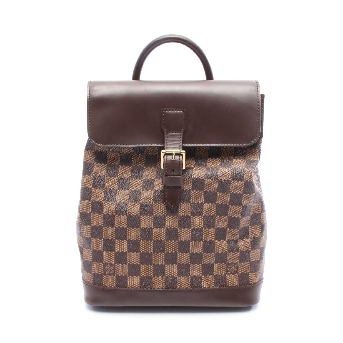  Louis * Vuitton so- сигнал Damier eben бренд off LOUIS VUITTON рюкзак рюкзак Damier б/у 