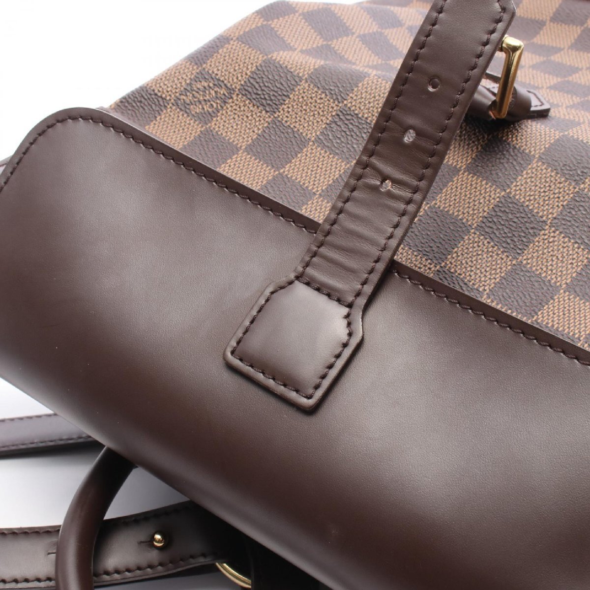  Louis * Vuitton so- сигнал Damier eben бренд off LOUIS VUITTON рюкзак рюкзак Damier б/у 