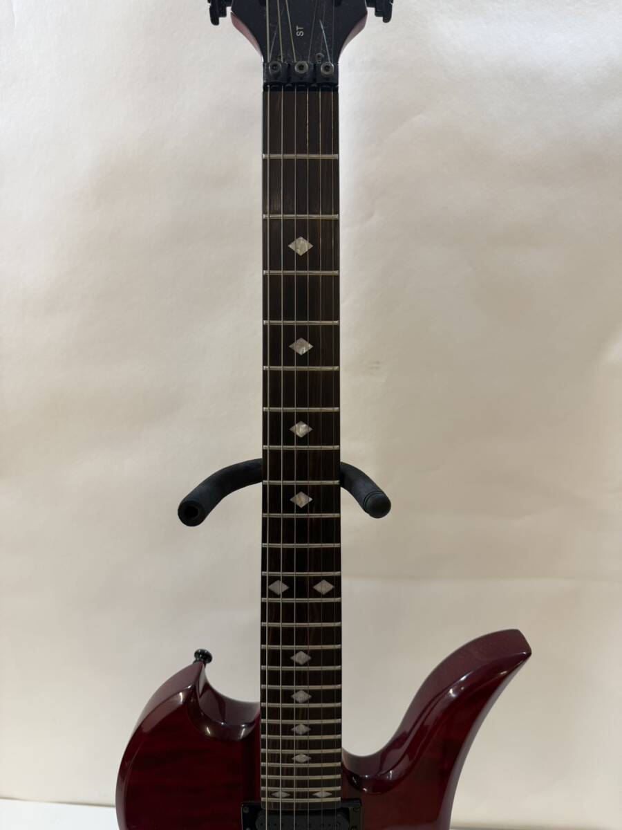【中古現状品】B.C.Rich Mockingbird モッキングバード Legacy ST with FloydRose Transparent Red エレクトリックギター ケース付き_画像4