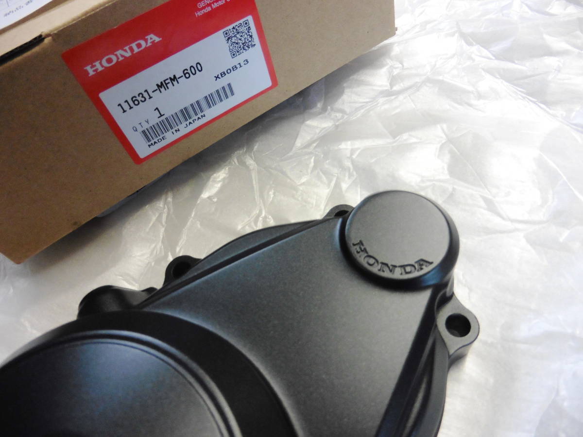 ○CB400SF 2008~2018年位 NC42 ホンダ純正 クランクケース L カバー カバースターター 新品 11631-MFM-600_画像2