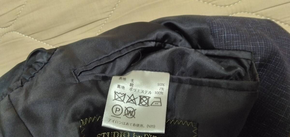 スタジオダーバン　A4　高級スーツ　クリーニング済_画像5