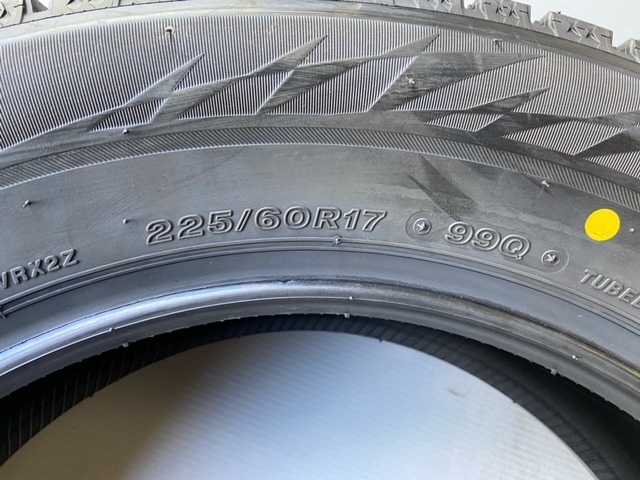 ■225/60R17 99Q■VRX2 2023年製■ブリザック スタッドレスタイヤ 4本セット ブリヂストン BRIDGESTONE BLIZZAK 新品未使用 225 60 17_画像8