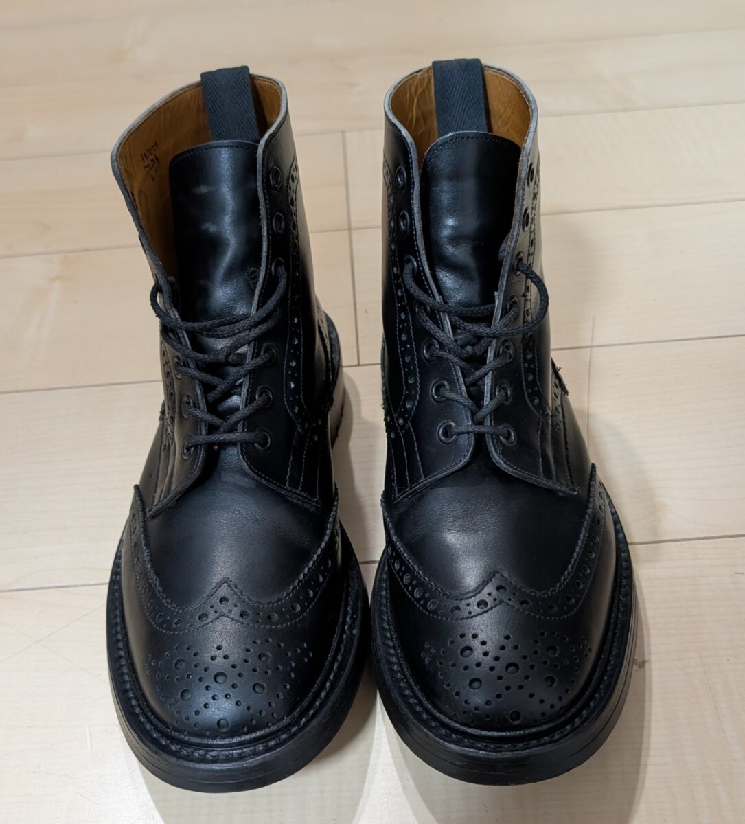 トリッカーズ Tricker カントリーブーツ ブラック_画像2