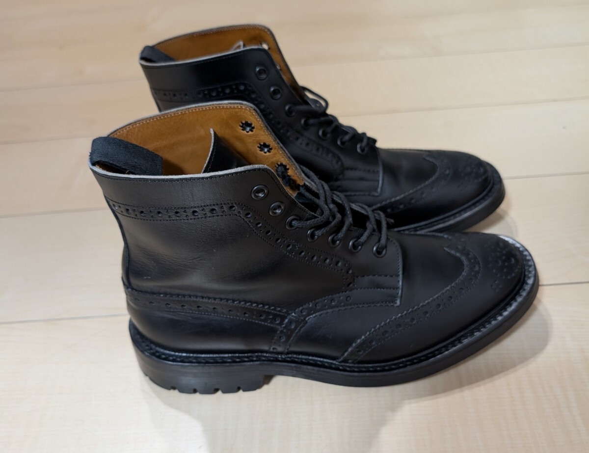 トリッカーズ Tricker カントリーブーツ ブラック_画像3