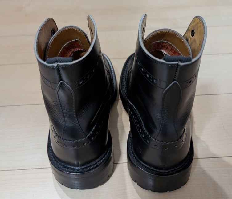 トリッカーズ Tricker カントリーブーツ ブラック_画像4
