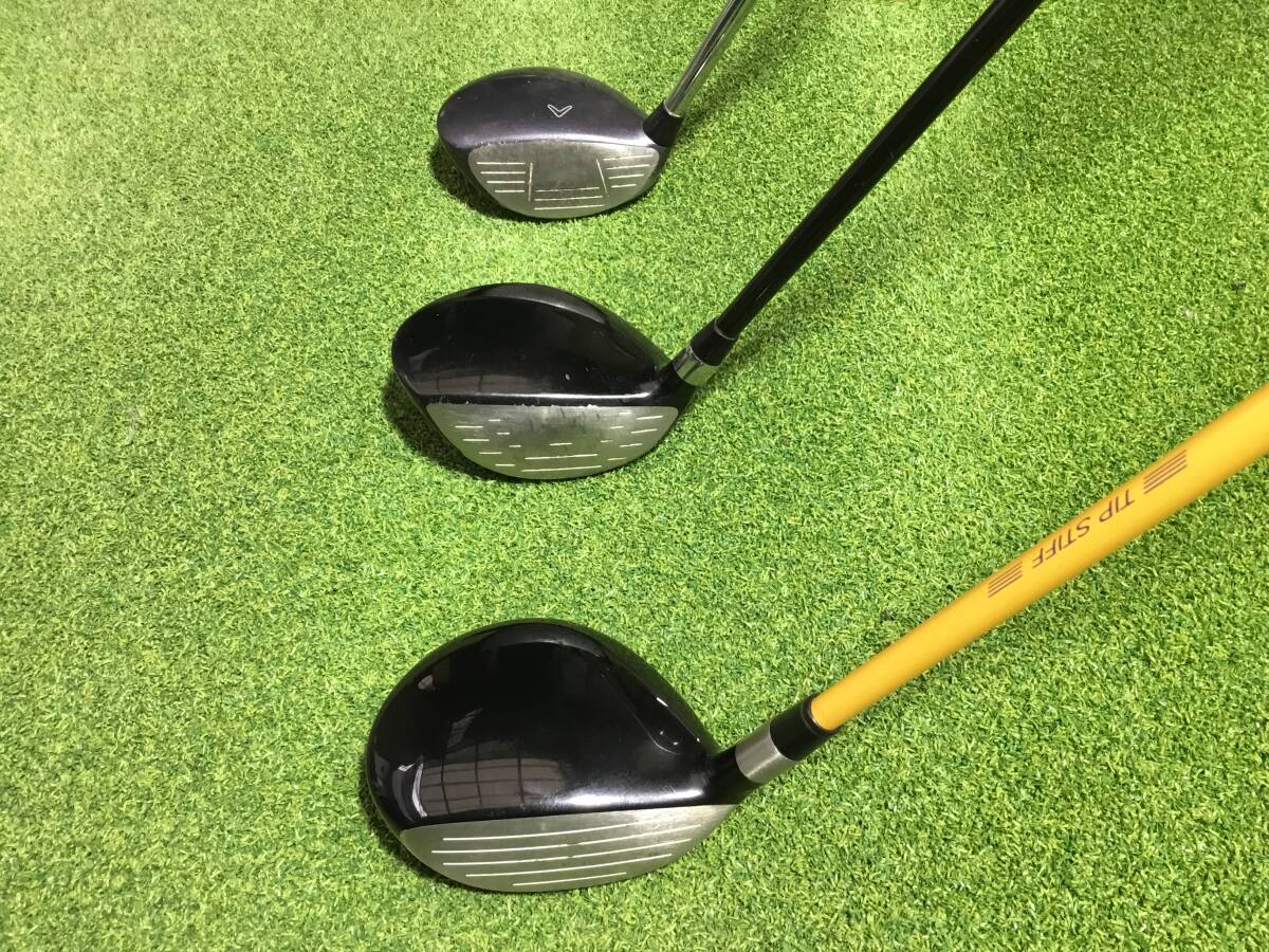7W 3本セット 本間TW727. プロギアDUO HIT. キャロウェイ スチールヘッドIII 送料込み価格_画像2