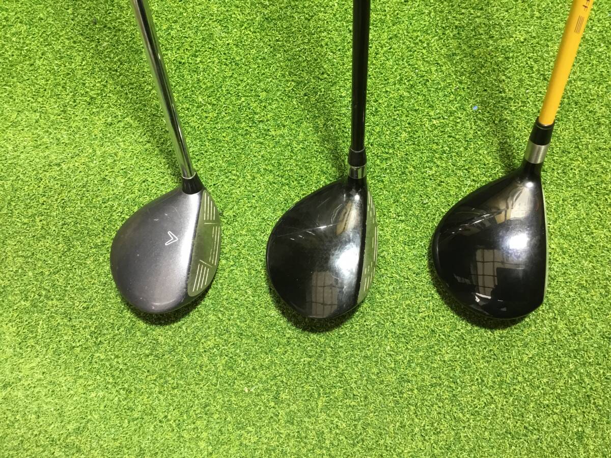 7W 3本セット 本間TW727. プロギアDUO HIT. キャロウェイ スチールヘッドIII 送料込み価格_画像3