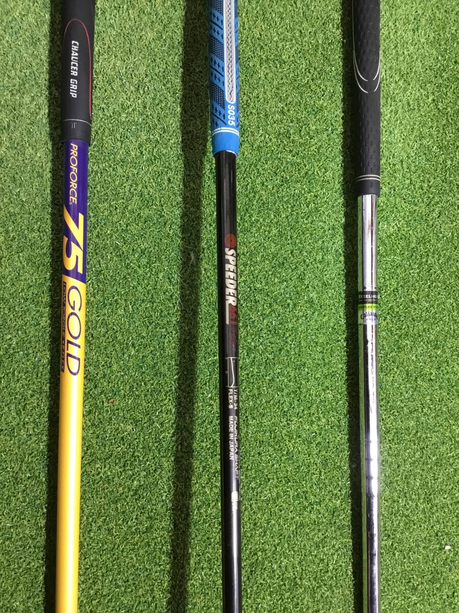 7W 3本セット 本間TW727. プロギアDUO HIT. キャロウェイ スチールヘッドIII 送料込み価格_画像8