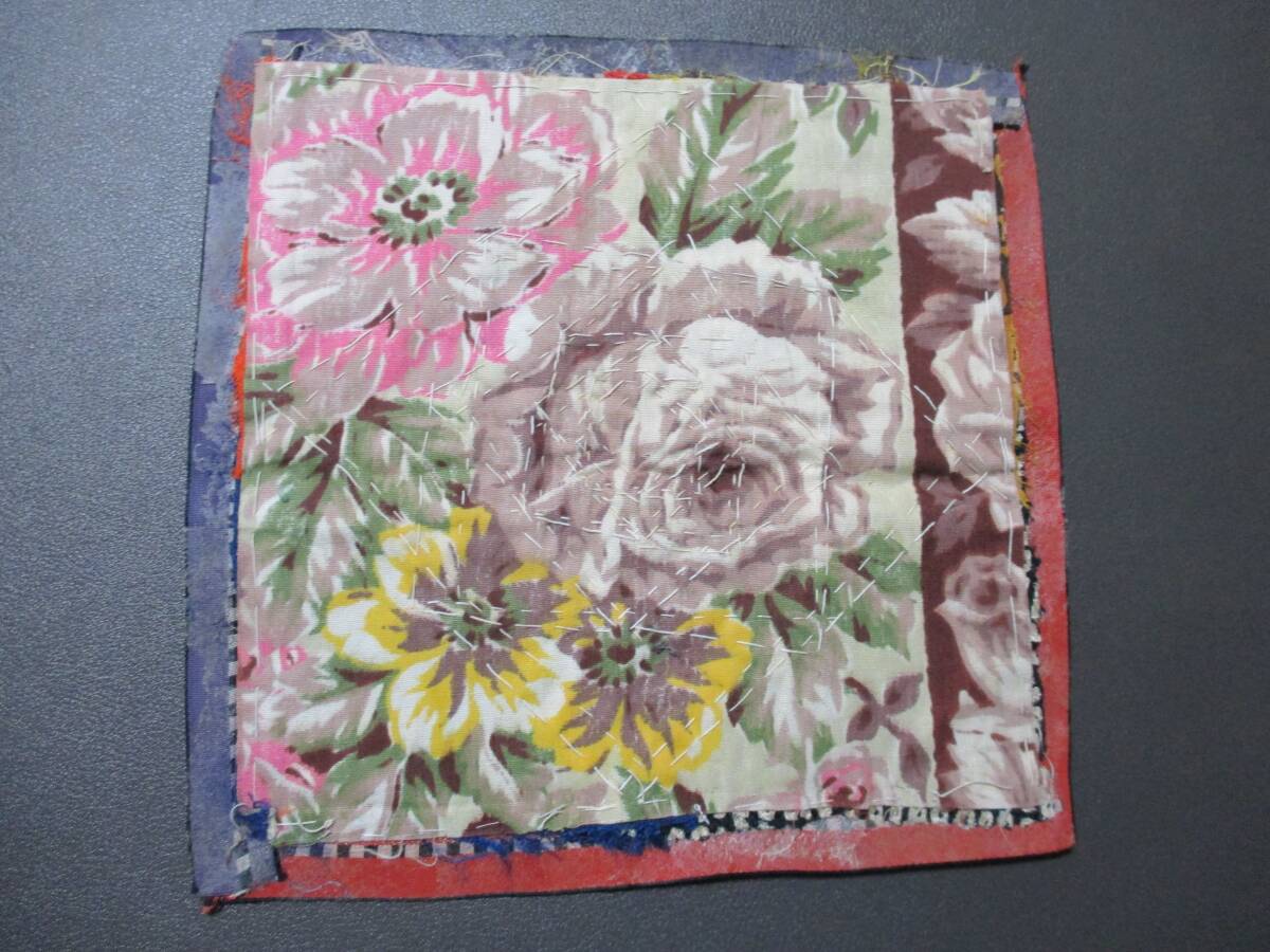 即決★ハンドメイド　手造り　和柄　着物　パッチワーク　_画像3