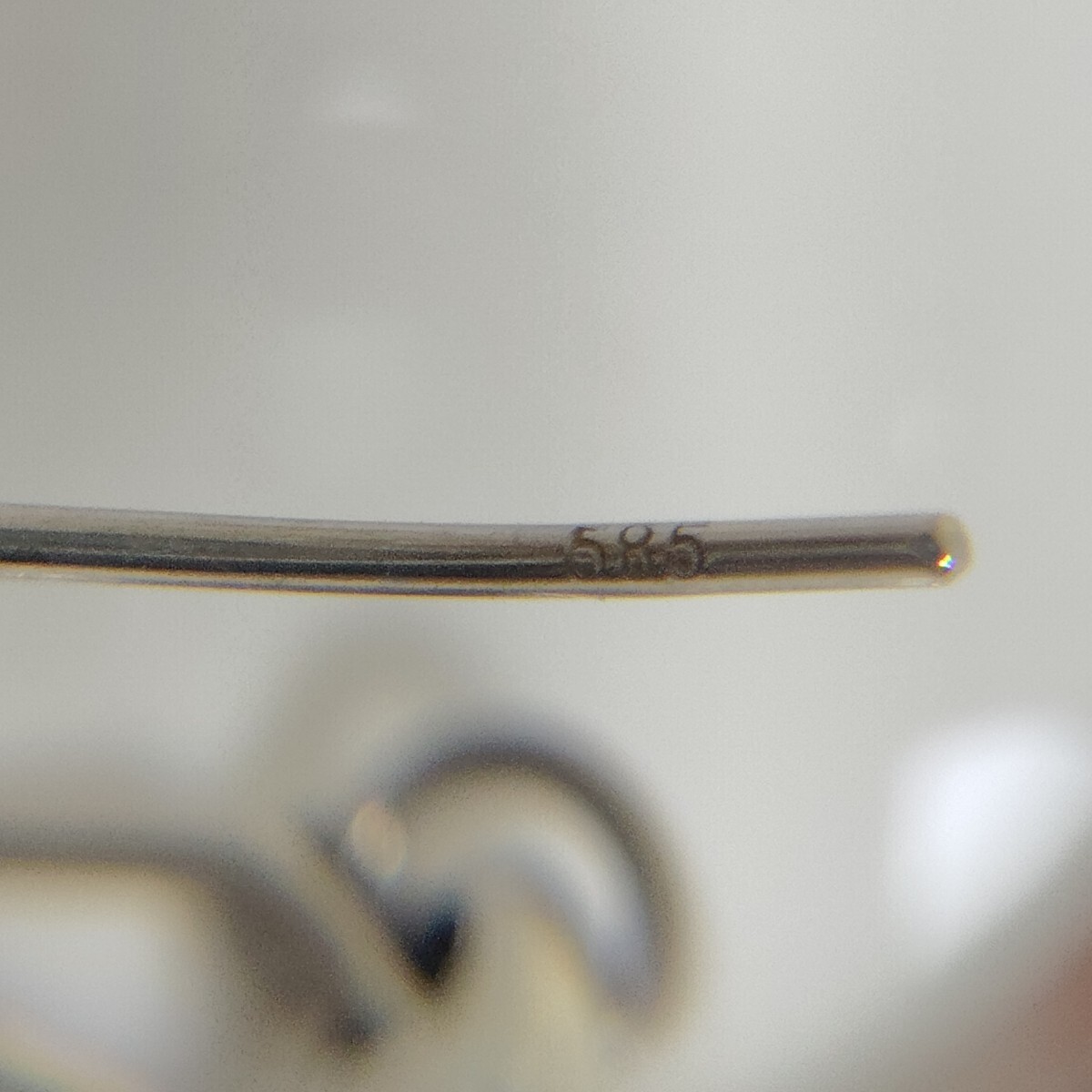 ☆TIFFANY&Co. ティファニー バードクロス フック スイング ピアス 片方 SV925/K14(585) シルバー ゴールド _画像3