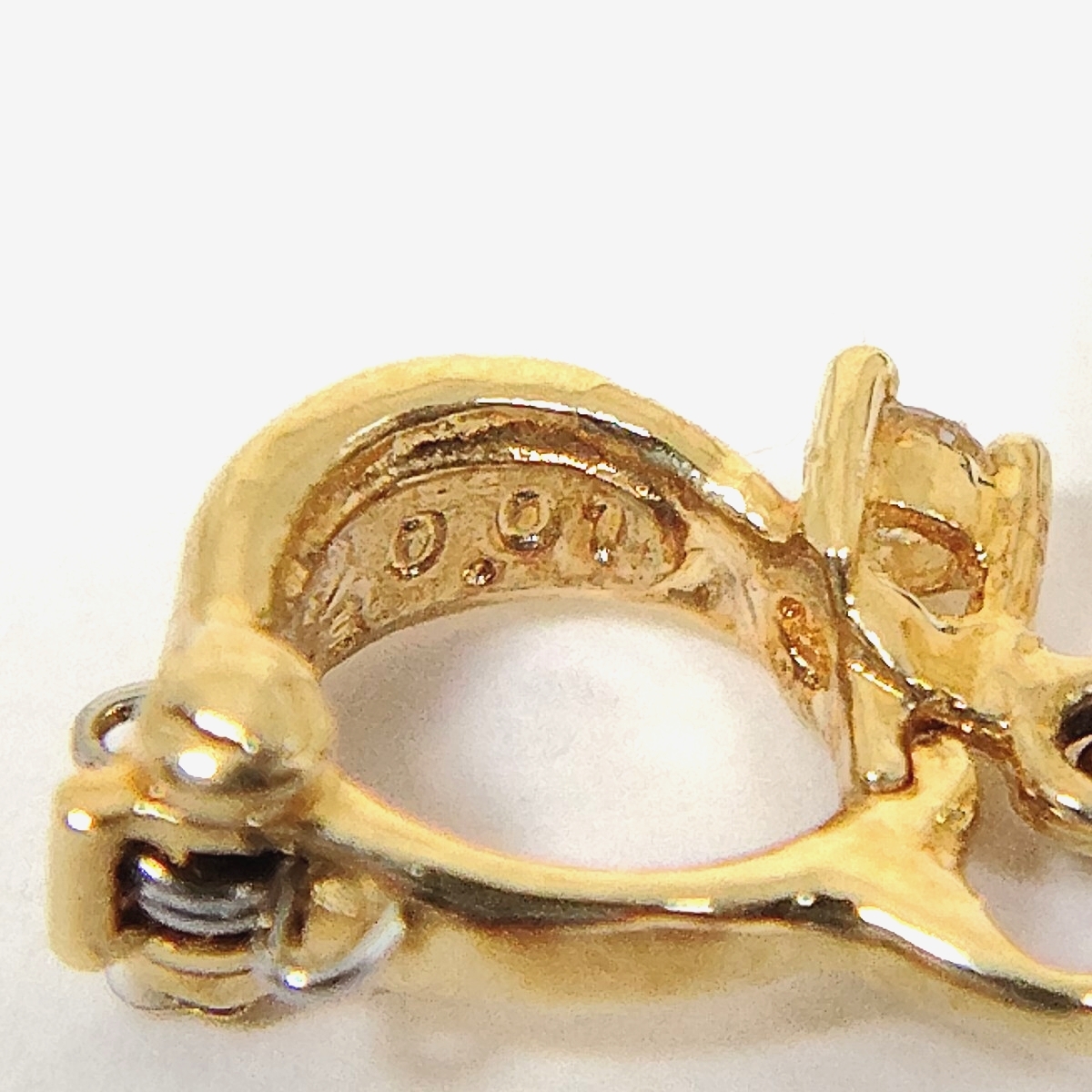 ☆TASAKI タサキ 田崎真珠 約8mmパール K18 ダイヤモンド 0.01ct スイング トップ チャーム ネックレス ペンダント 約1.4g_画像5