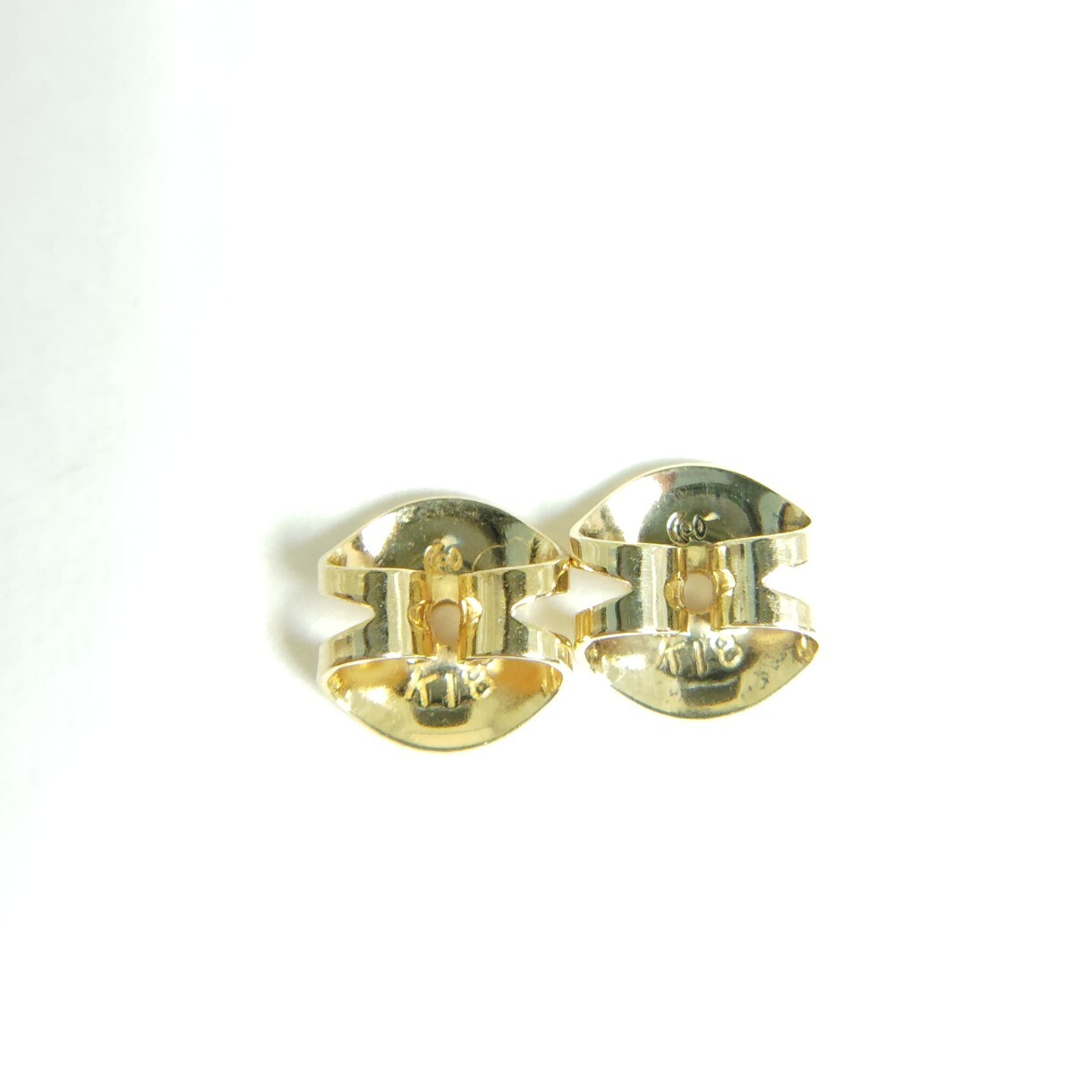 ☆TASAKI タサキ 田崎真珠 約7.8mmパール K18 スイング ピアス 約2.6g_画像4