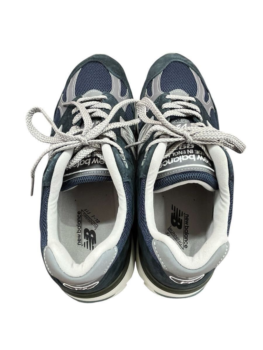 ☆ ニューバランス 27.5cm U991NV2 スエード イングランド製 スニーカー メンズ ネイビー 箱付_画像2