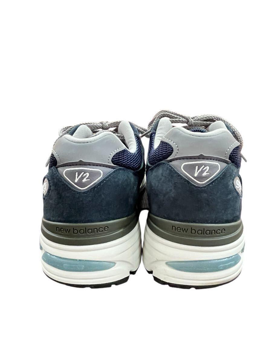 ☆ ニューバランス 27.5cm U991NV2 スエード イングランド製 スニーカー メンズ ネイビー 箱付_画像3