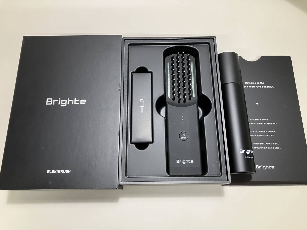 ロ711-417 美容機器 BRT-FS145B ブライト エレキブラシ Brighte 頭皮ケア 美顔器 家庭用 ヤ60_画像1