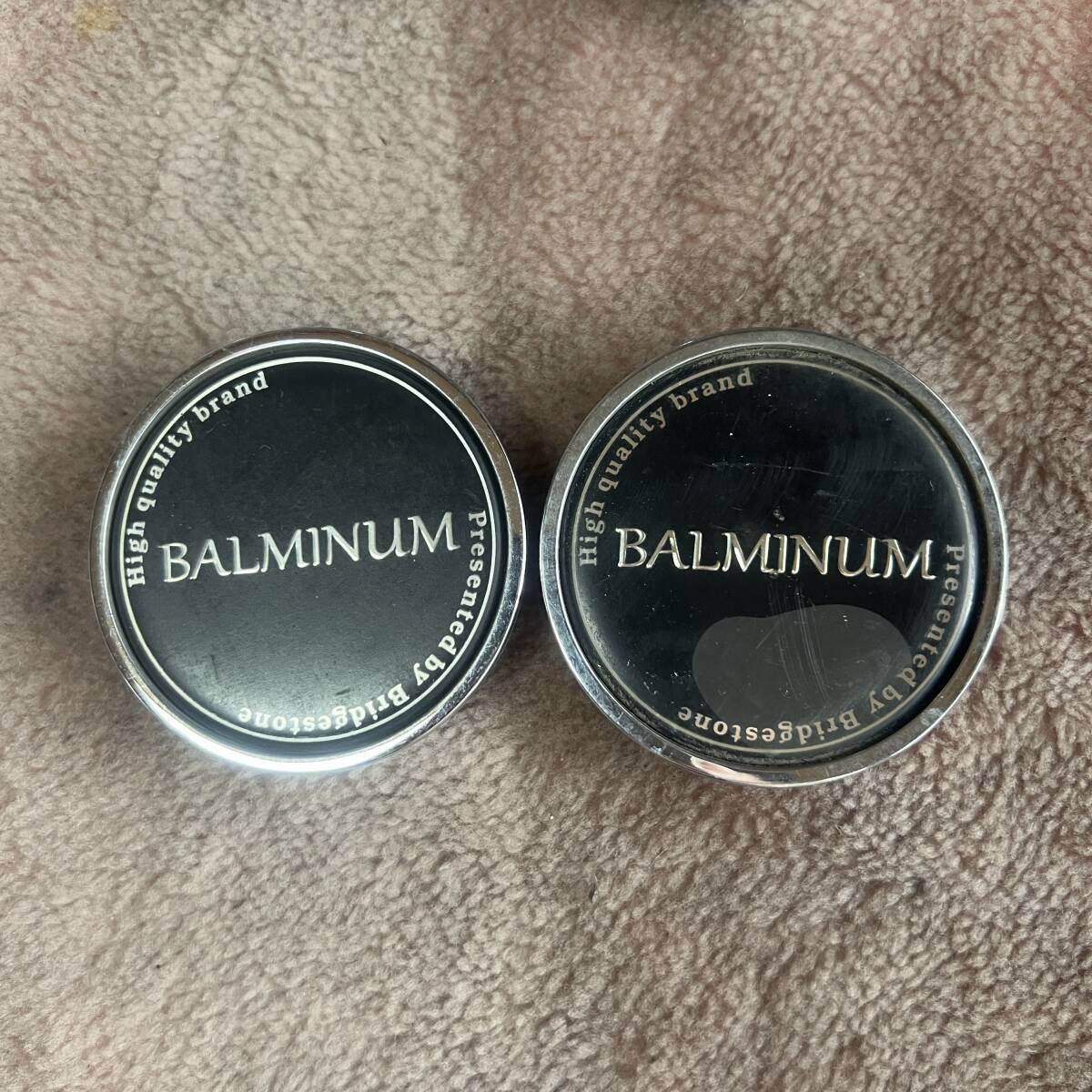 C164-40★ブリヂストン BALMINUM バルミナ アルミホイール用センターキャップ中古4枚31501045 31501050 31501051★外径約61mm_画像3