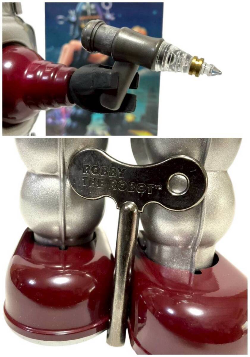 C7: [ как новый работа хороший ] лобби * The * робот zen мой жестяная пластина игрушка .. доверие 2 прототип metal house производства 26cm