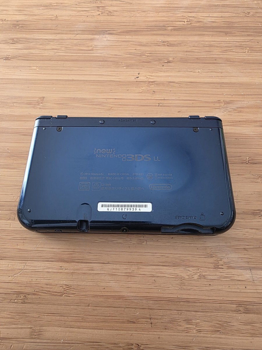 1円スタート! 3DS Newニンテンドー3DS LL 本体 メタリックブルー 本体 クマトモ アダプターおまけ 送料230円_画像3