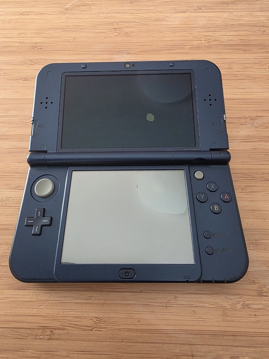 1円スタート! 3DS Newニンテンドー3DS LL 本体 メタリックブルー 本体 クマトモ アダプターおまけ 送料230円_画像5