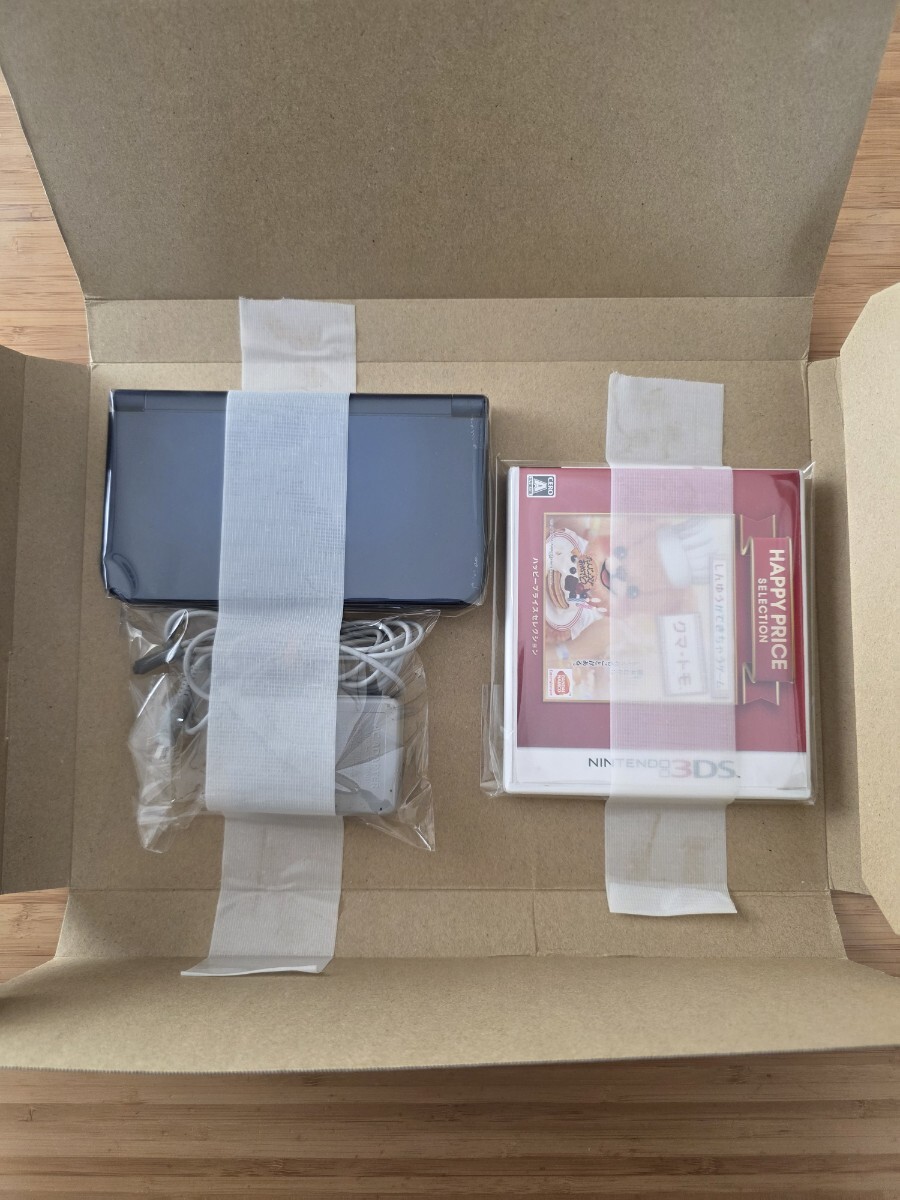 1円スタート! 3DS Newニンテンドー3DS LL 本体 メタリックブルー 本体 クマトモ アダプターおまけ 送料230円_画像9