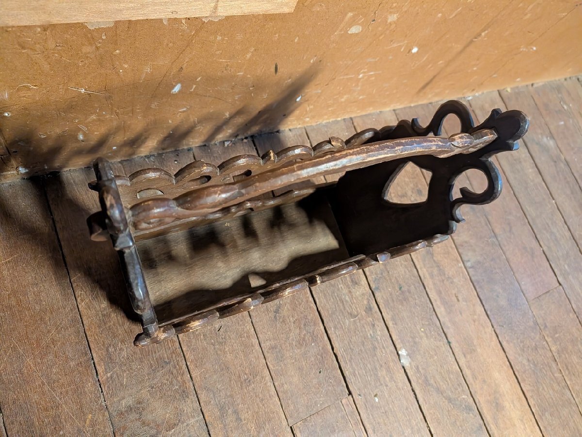  Vintage подставка для журналов тапочки держатель автомобиль Be дерево из дерева скульптура / античный Vintage retro журнал 