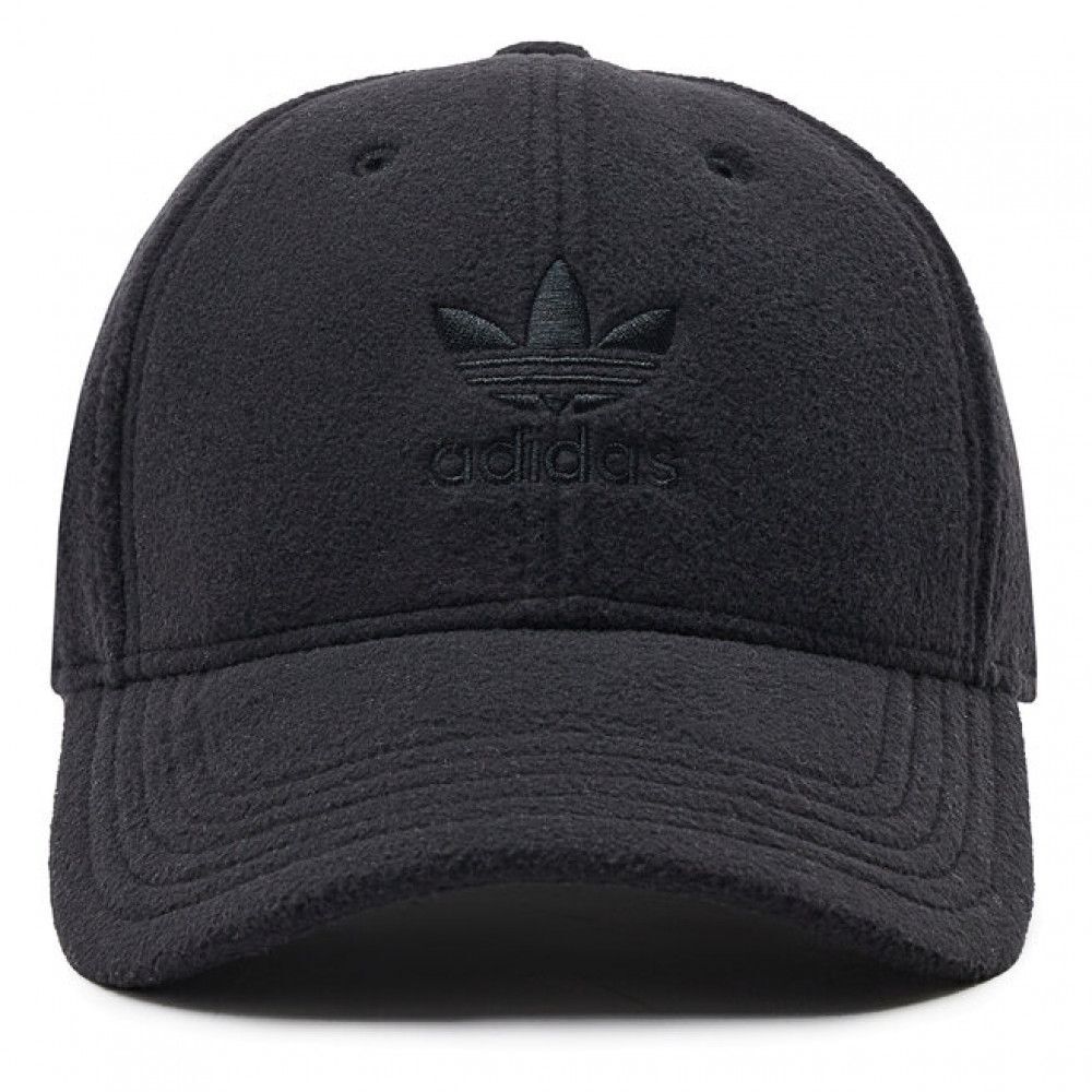 ■アディダス オリジナルス adidas 新品 メンズ クラシック トレフォイル ウィンターフリースキャップ CAP 帽子 黒[HL9332-5760] 七★QWER_画像3