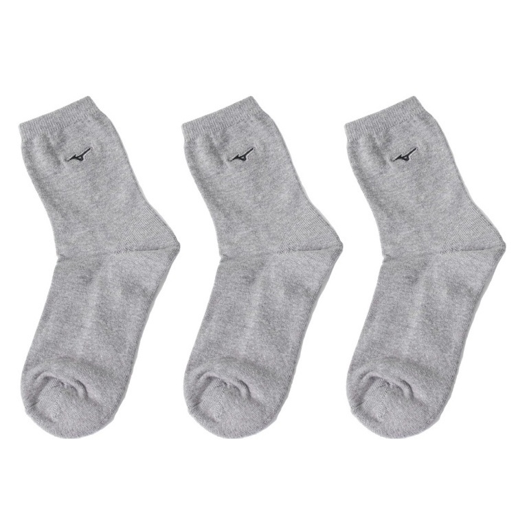 ★ミズノ ゴルフ MIZUNO GOLF 新品 メンズ ブレスサーモ 発熱 保温 靴下 ソックス ３足セット 灰 25-27CM[E2JX2550071N-2527] 一 WEA★QWER_画像1