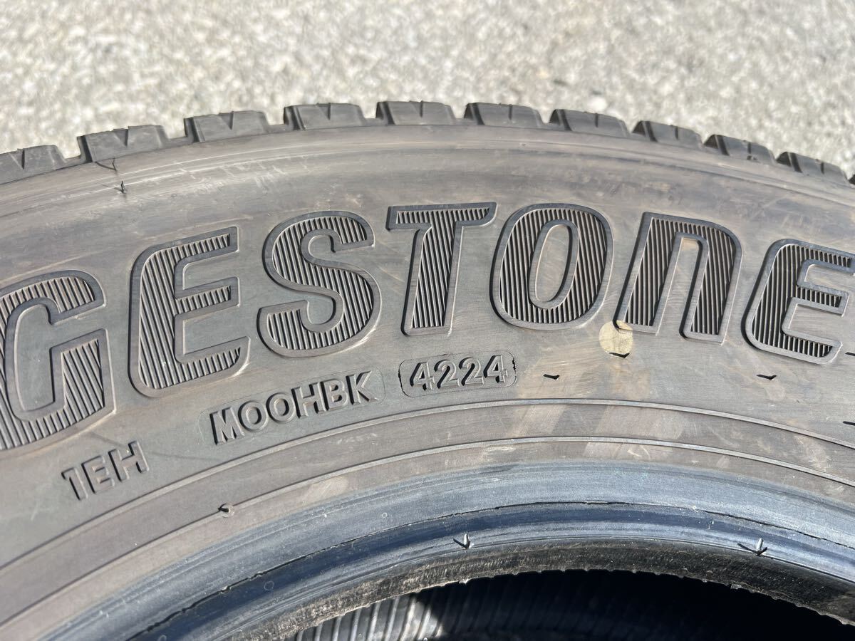 バリ山 ブリジストン BLIZZAK W989 205/85R16 117/115N LT 2024年 スタッドレスタイヤ6本セット_画像8