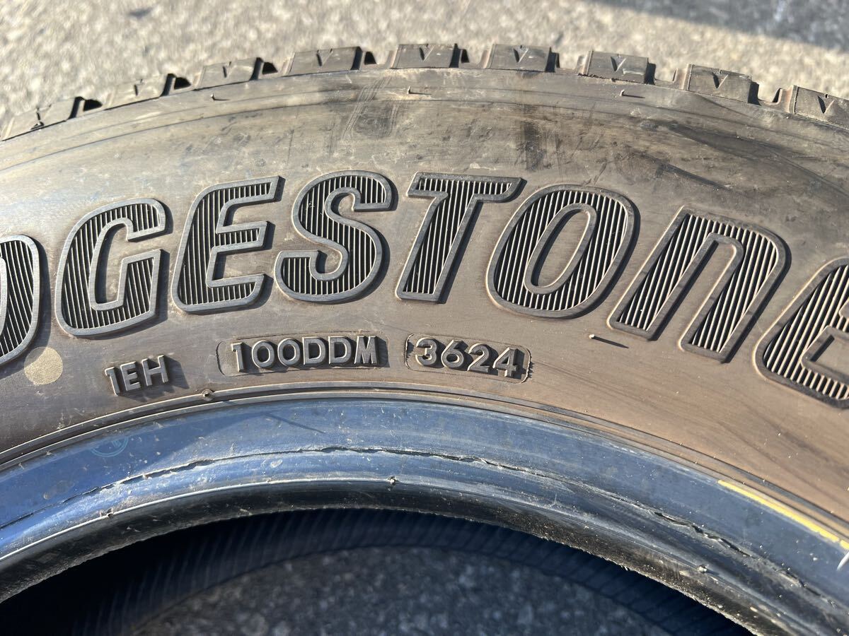 バリ溝　ブリヂストン BLIZZAK W989 225/70R16 117/115L LT 2024年 スタッドレスタイヤ6本セット_画像8