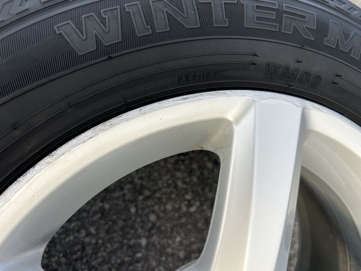 フォルクスワーゲン　ポロ純正　ダンロップWINTER MAXX02 185/60R15 84Q スタッドレスタイヤ4本セット_画像4