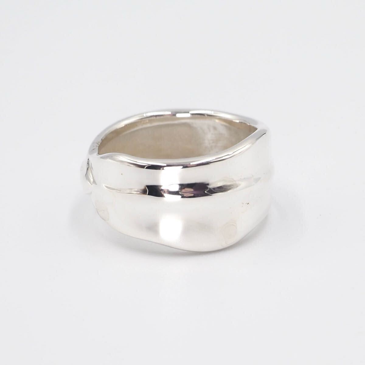 Tiffany&Co. 約13号 リーフ リング シルバー925 ティファニー_画像2