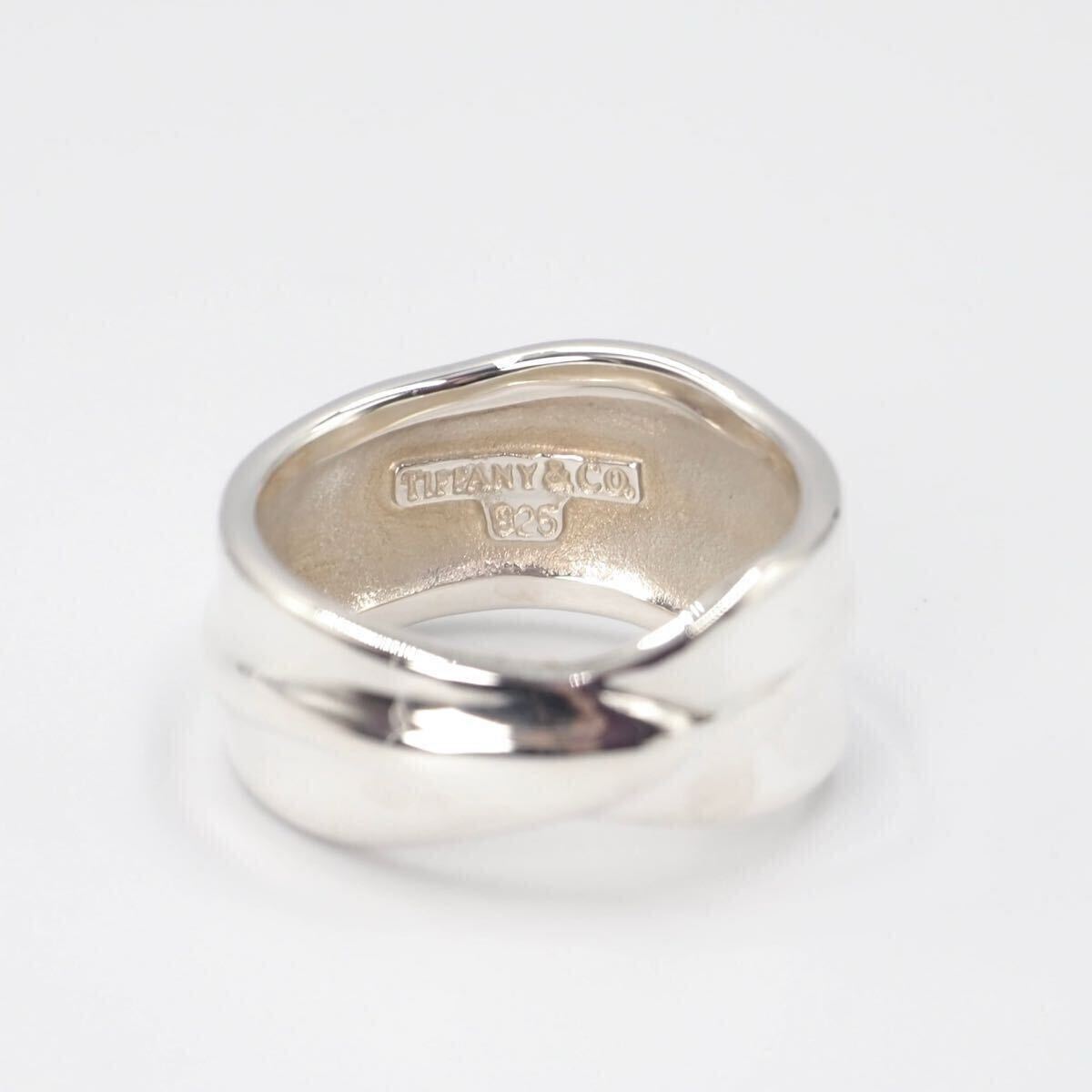 Tiffany&Co. 約13号 リーフ リング シルバー925 ティファニー_画像5
