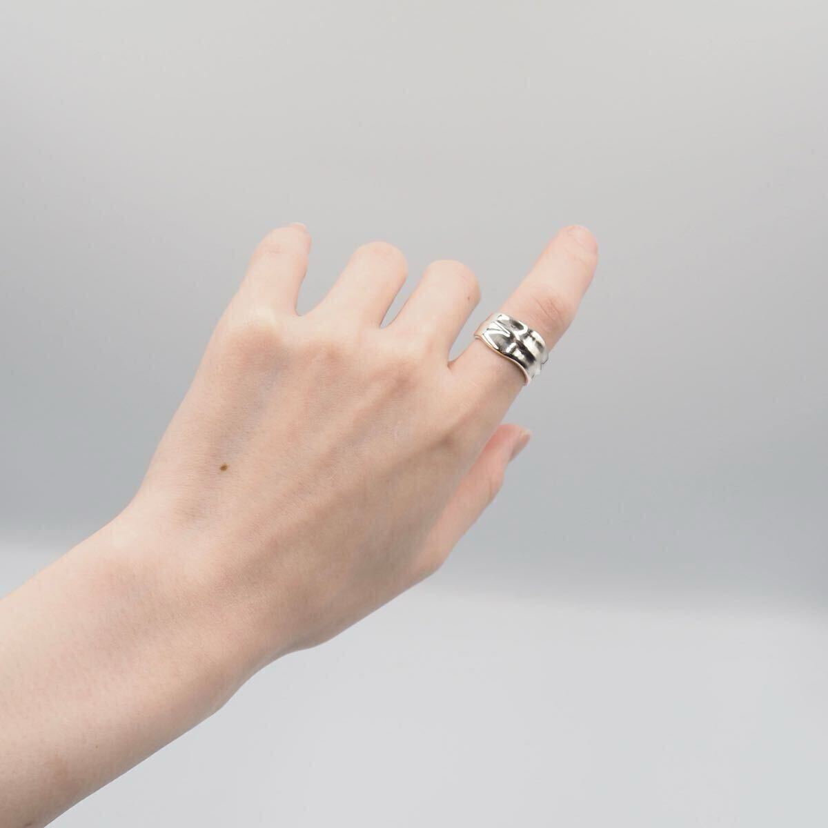 Tiffany&Co. 約13号 リーフ リング シルバー925 ティファニー_画像7