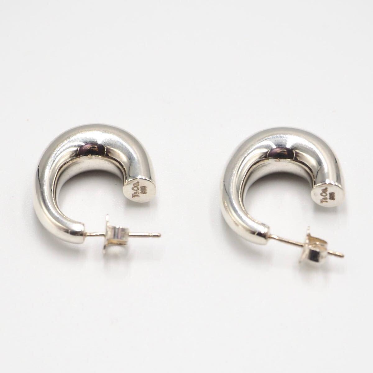 Tiffany&Co. ハーフ フープ ピアス シルバー925 ティファニー_画像4